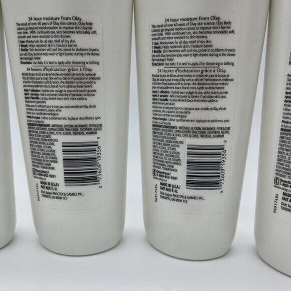 New 4 X Olay Quench Sensitive Fragrance Free Body Lotion 350ml Discontinued - Picture 4 of 4